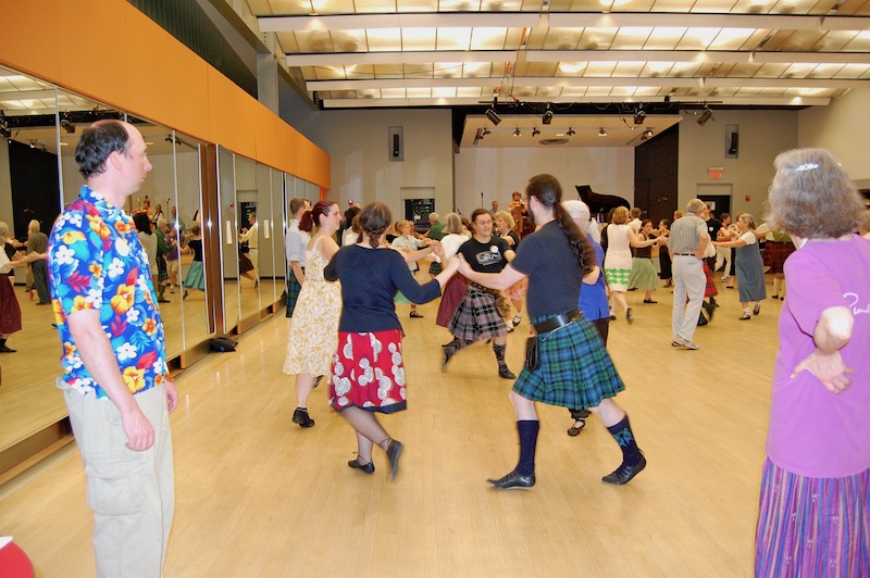 Image of lively happy dancers